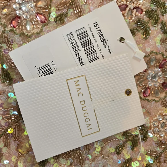 Mac Duggal Floral Embellished Maxi Dress - Picture 9 of 9